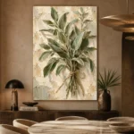 Sage & Ivory Herbarium Herb Wall Art Canvas Print - Image 5