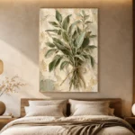 Sage & Ivory Herbarium Herb Wall Art Canvas Print - Image 6