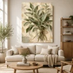Sage & Ivory Herbarium Herb Wall Art Canvas Print - Image 7