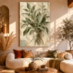 Sage & Ivory Herbarium Herb Wall Art Canvas Print - Image 8