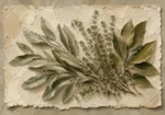 Sage & Ivory Herbarium Herb Wall Art Canvas Print