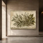 Sage & Ivory Herbarium Herb Wall Art Canvas Print - Image 5
