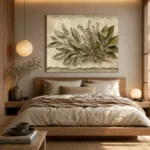 Sage & Ivory Herbarium Herb Wall Art Canvas Print - Image 8