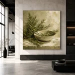 Rosemary Green Mediterranean Herb Wall Art Canvas Print - Image 5