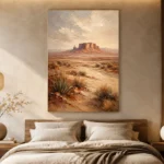 Rust & Sand Desert Landscape Wall Art Canvas Print - Image 6