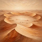 Sand & Ivory Desert Landscape Wall Art Canvas Print