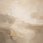 Quiet Luxury Plaster Living Room Wall Art Canvas Print