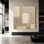 Soft Geometric Living Room Wall Art Canvas Print - Image 5