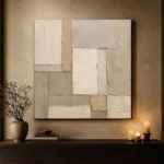 Soft Geometric Living Room Wall Art Canvas Print - Image 7