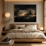 Gilded Architectural Living Room Wall Art Canvas Print - Image 8