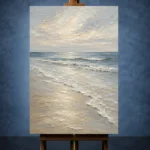 Pearl Surf Coastal Living Room Wall Art Canvas Print - Image 2