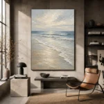 Pearl Surf Coastal Living Room Wall Art Canvas Print - Image 3