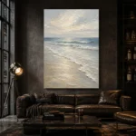 Pearl Surf Coastal Living Room Wall Art Canvas Print - Image 4