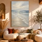 Pearl Surf Coastal Living Room Wall Art Canvas Print - Image 8