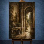 Heritage European Vestibule Living Room Wall Art Canvas Print - Image 2