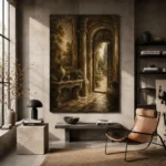 Heritage European Vestibule Living Room Wall Art Canvas Print - Image 3