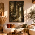Heritage European Vestibule Living Room Wall Art Canvas Print - Image 8