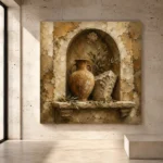 Curated European Wall Niche Living Room Wall Art Canvas Print - Image 3