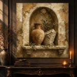Curated European Wall Niche Living Room Wall Art Canvas Print - Image 4
