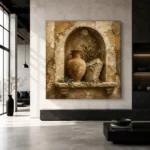 Curated European Wall Niche Living Room Wall Art Canvas Print - Image 5
