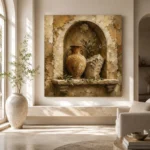 Curated European Wall Niche Living Room Wall Art Canvas Print - Image 8