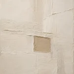 Linen Striation Minimalist Wall Art Canvas Print