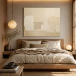 Warm Neutral Rectangles Minimalist Wall Art Canvas Print - Image 8