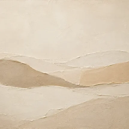 Soft Clay Dunes Minimalist Wall Art Canvas Print