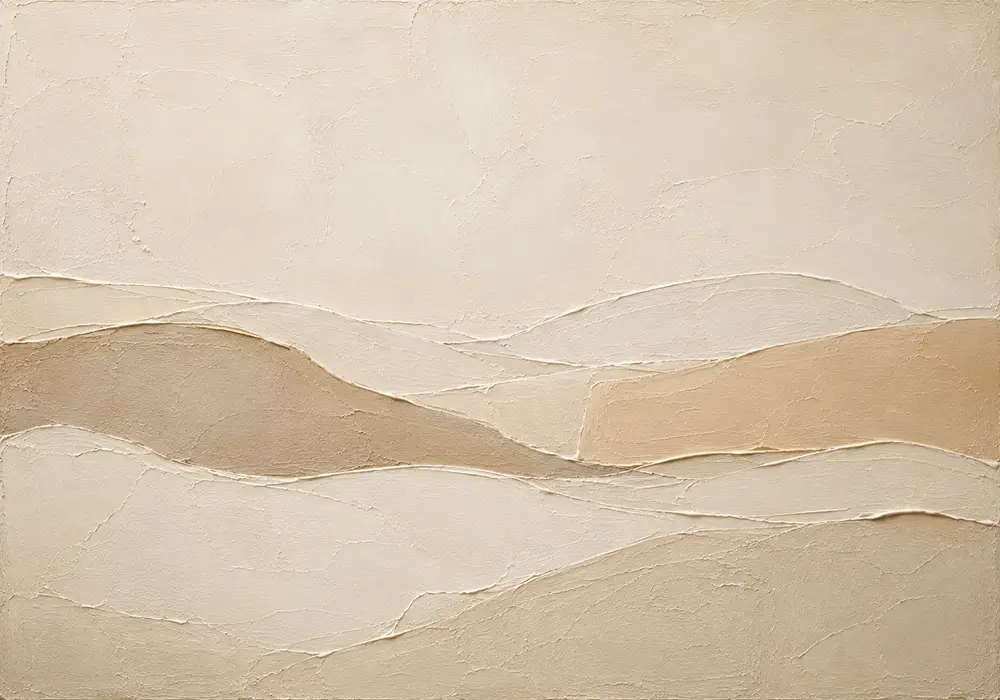 Soft Clay Dunes Minimalist Wall Art Canvas Print