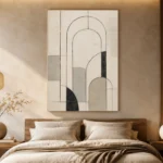 Ivory Architectural Minimalist Wall Art Canvas Print - Image 6