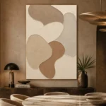 Contemplative Rounded Forms Minimalist Wall Art Canvas Print - Image 5
