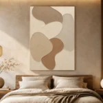 Contemplative Rounded Forms Minimalist Wall Art Canvas Print - Image 6