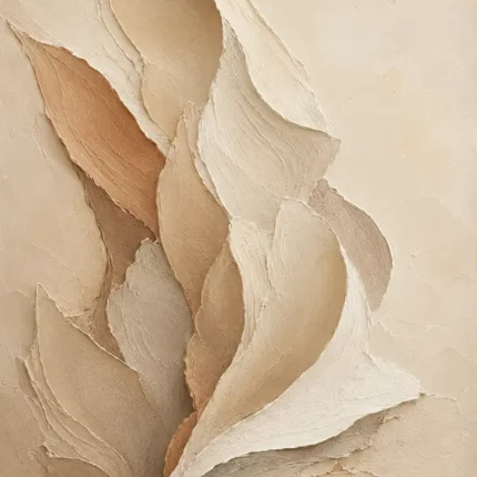 Desert Shell Forms Minimalist Wall Art Canvas Print