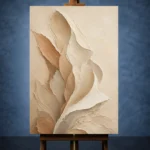 Desert Shell Forms Minimalist Wall Art Canvas Print - Image 2