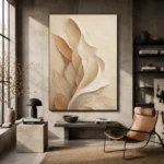 Desert Shell Forms Minimalist Wall Art Canvas Print - Image 3