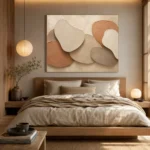 Layered Shadow Forms Minimalist Wall Art Canvas Print - Image 8