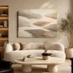 Floating Island Forms Minimalist Wall Art Canvas Print - Image 6