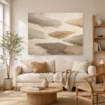 Floating Island Forms Minimalist Wall Art Canvas Print - Image 7