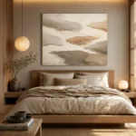 Floating Island Forms Minimalist Wall Art Canvas Print - Image 8