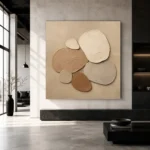 Pebble Cluster Minimalist Wall Art Canvas Print - Image 5