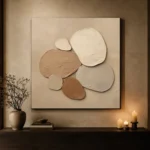 Pebble Cluster Minimalist Wall Art Canvas Print - Image 7