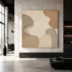 Limestone Relief Forms Minimalist Wall Art Canvas Print - Image 5