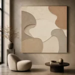 Limestone Relief Forms Minimalist Wall Art Canvas Print - Image 6