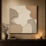 Limestone Relief Forms Minimalist Wall Art Canvas Print - Image 7
