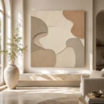 Limestone Relief Forms Minimalist Wall Art Canvas Print - Image 8
