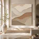 Tranquil Tide Bands Minimalist Wall Art Canvas Print - Image 8