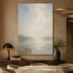 Misty Horizon Minimalist Wall Art Canvas Print - Image 5