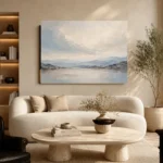 Serene Horizon Minimal Landscape Wall Art Canvas Print - Image 6