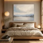 Serene Horizon Minimal Landscape Wall Art Canvas Print - Image 8