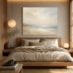 Tranquil Coastal Horizon Minimal Landscape Wall Art Canvas Print - Image 8